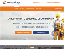 Tablet Screenshot of constructores.com